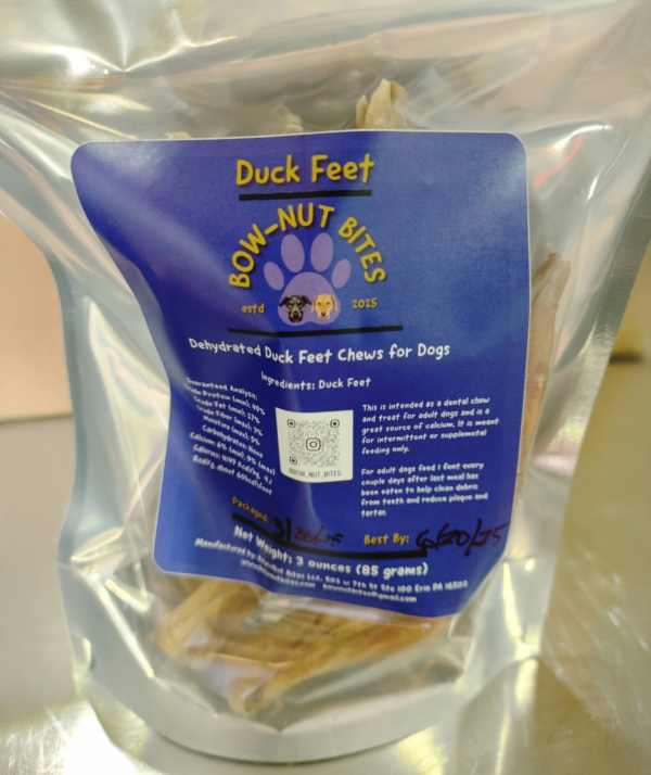 Duck Feet - 3oz. (5-6 feet)